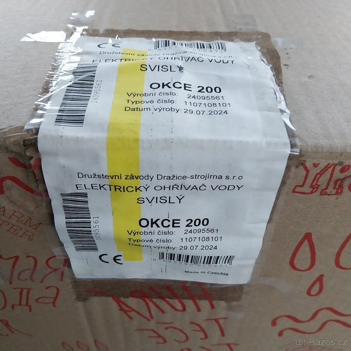 Svislý bojler 200L - 3