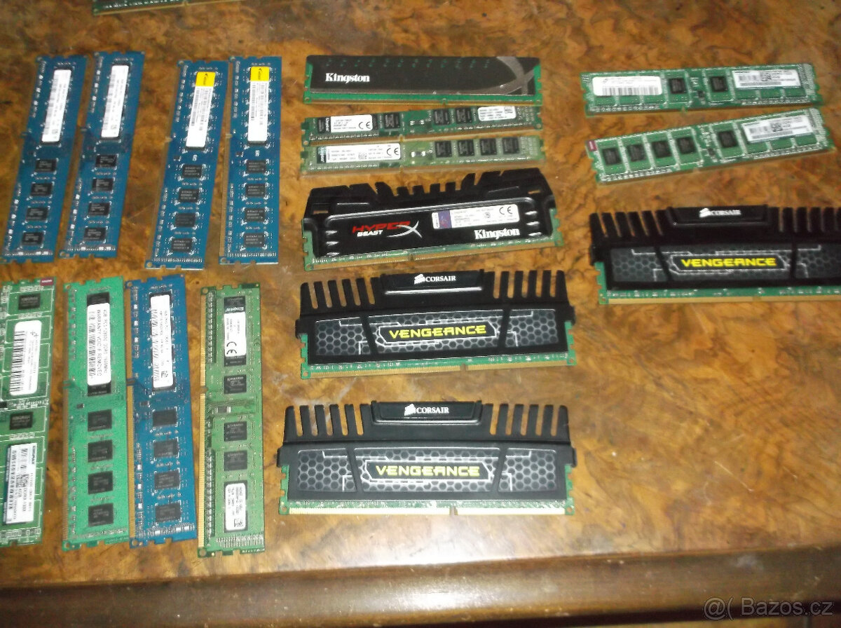 1-8 GB Paměti 1333-1600 MHz DDR3 DDR2 DDR do PC i notebooku - 3