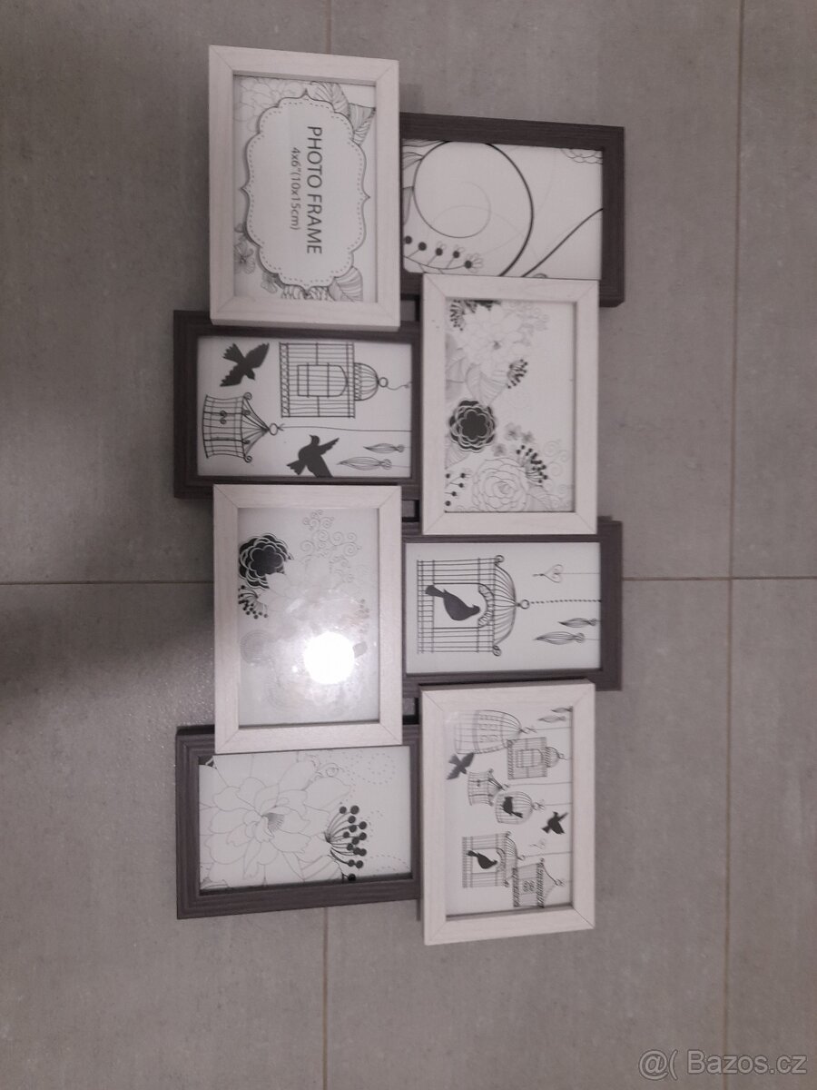 rámečky na zeď v celku 8 ks - 3