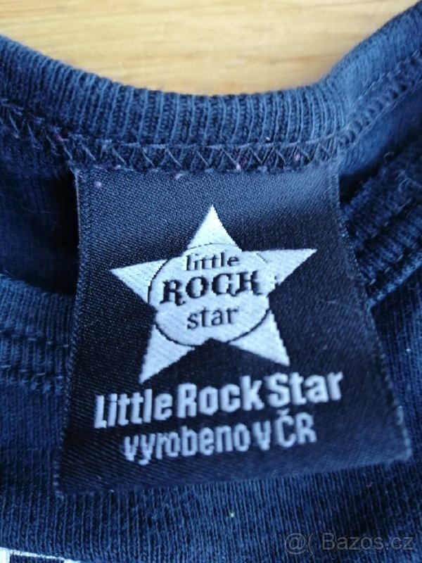 Body Little Rock Star s dlouhým rukávem vel. 86/92 - 3