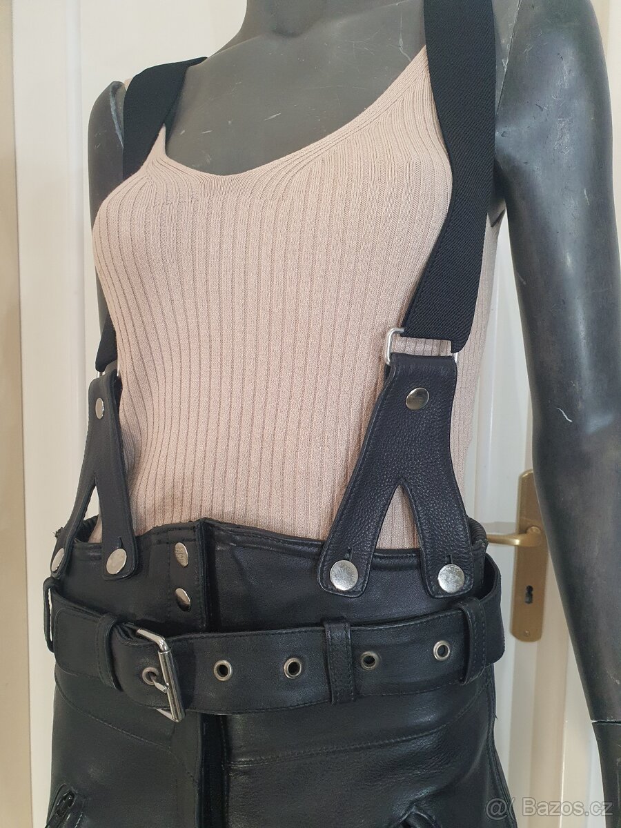 Kožené kalhoty na motorku Dámské V. 38 - 3