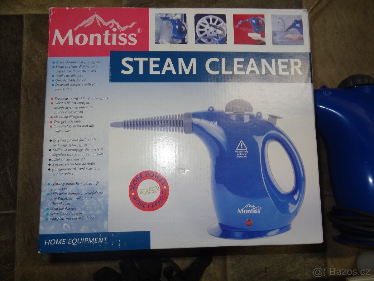 Parní čistič Montiss 1.100 Wattů 3 bary Montiss CSC5375M - 3