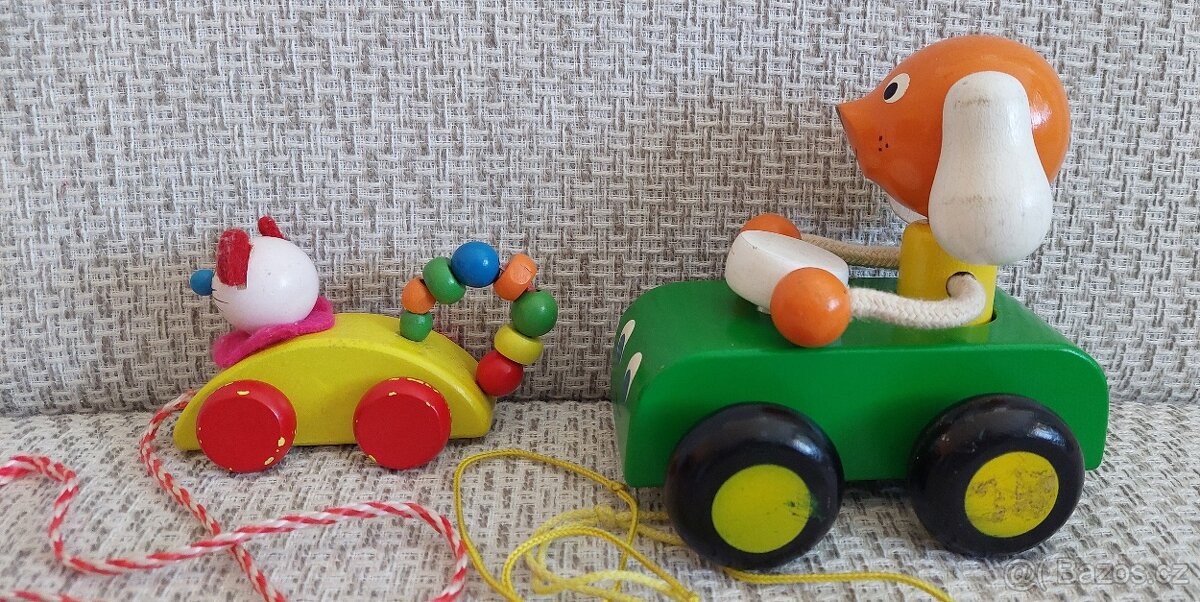 Tahací dřevěná zvířátka - 3