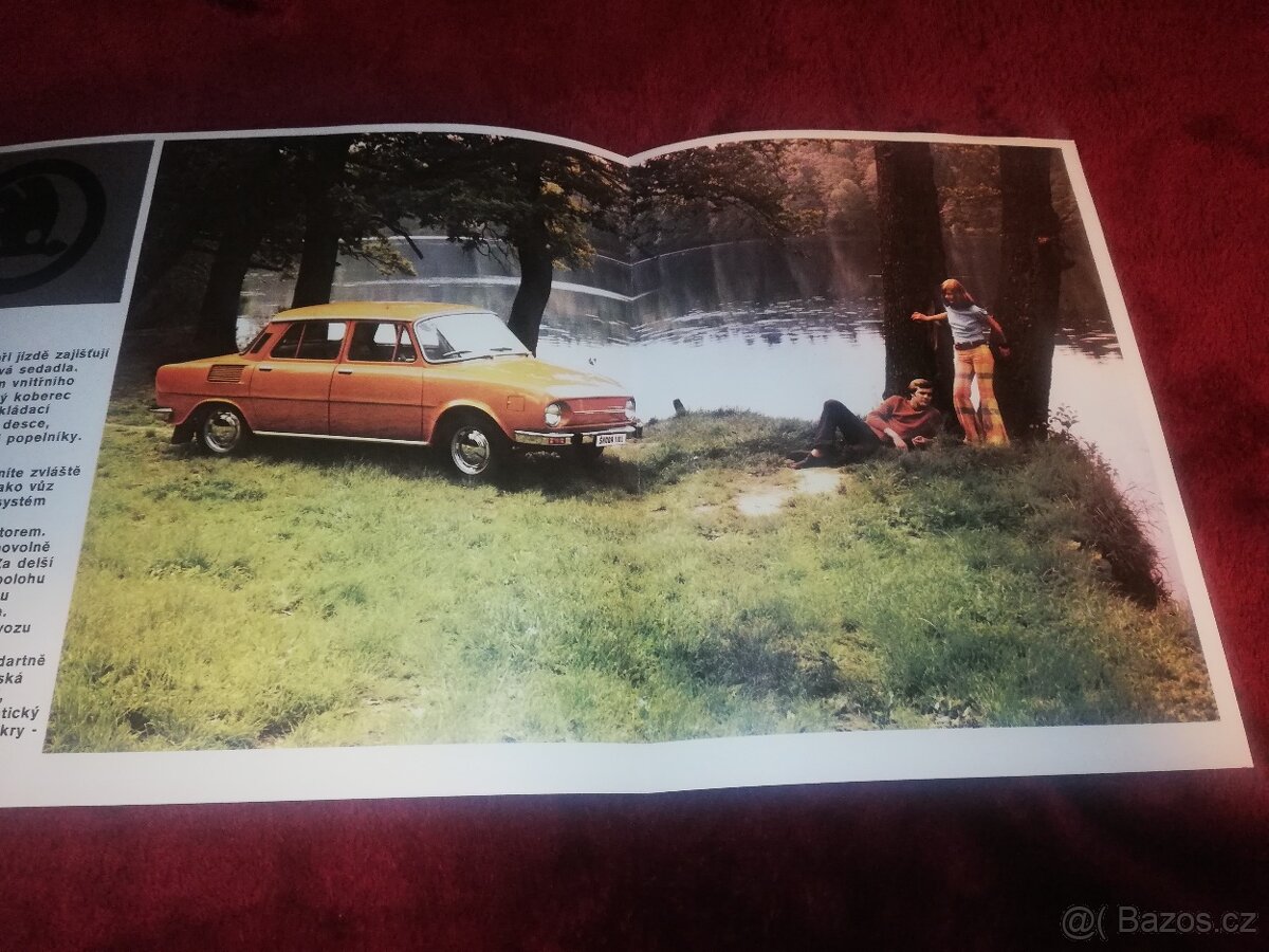 ŠKODA 110L DeLuxe, originál prospekt AZNP Mladá Boleslav, - 3