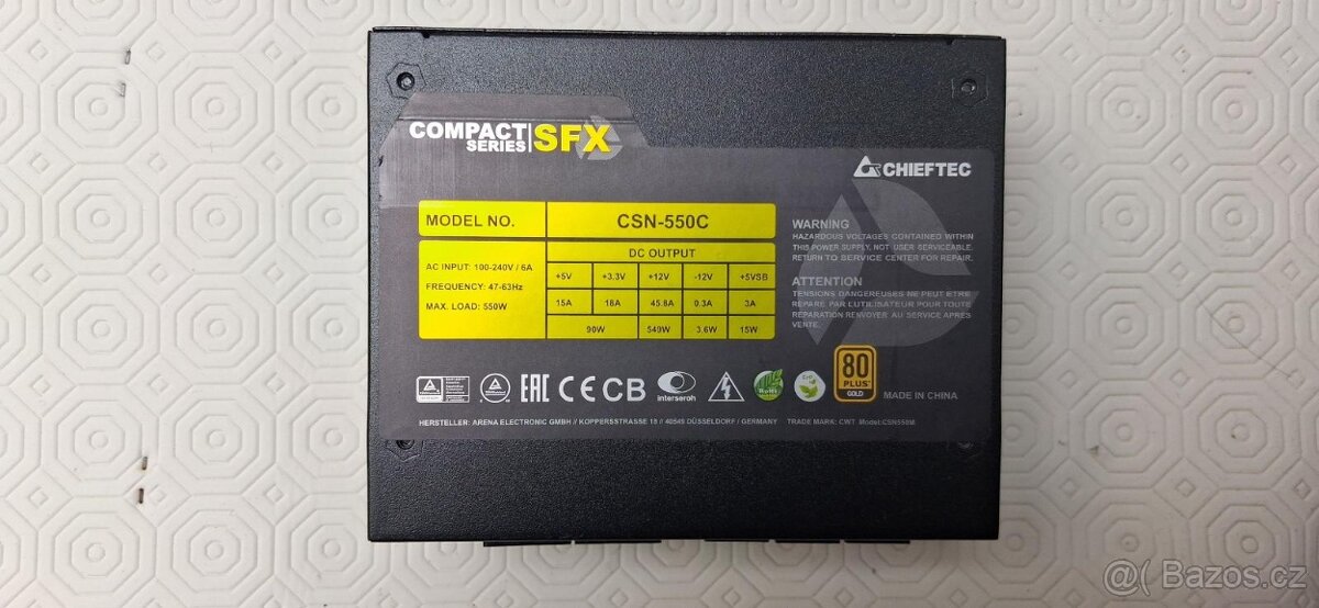 CHIEFTECH 550W 80gold compact series - 3