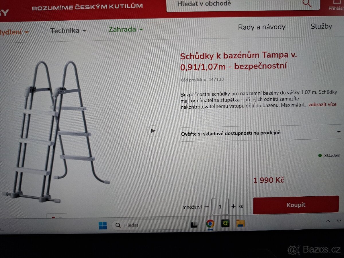 Bazénové schůdky - 3