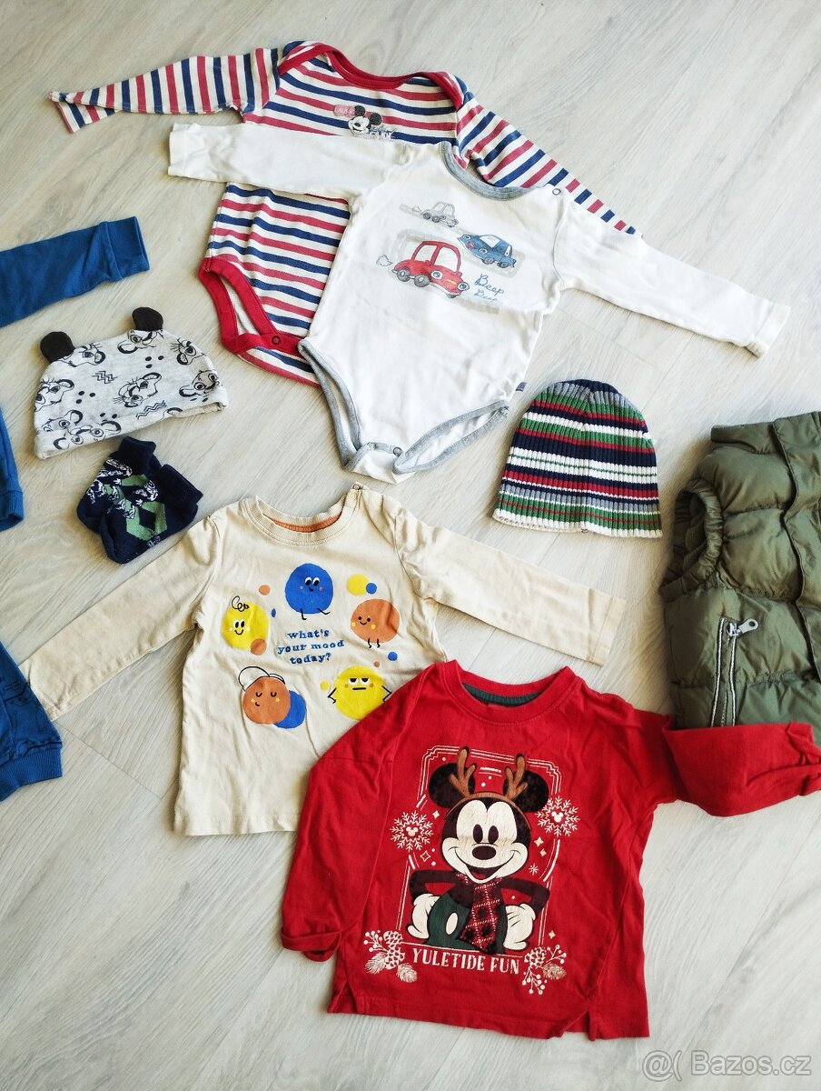 Prodam jarni set obleceni pro chlapecka vel. 86 - (12 ks) - 3