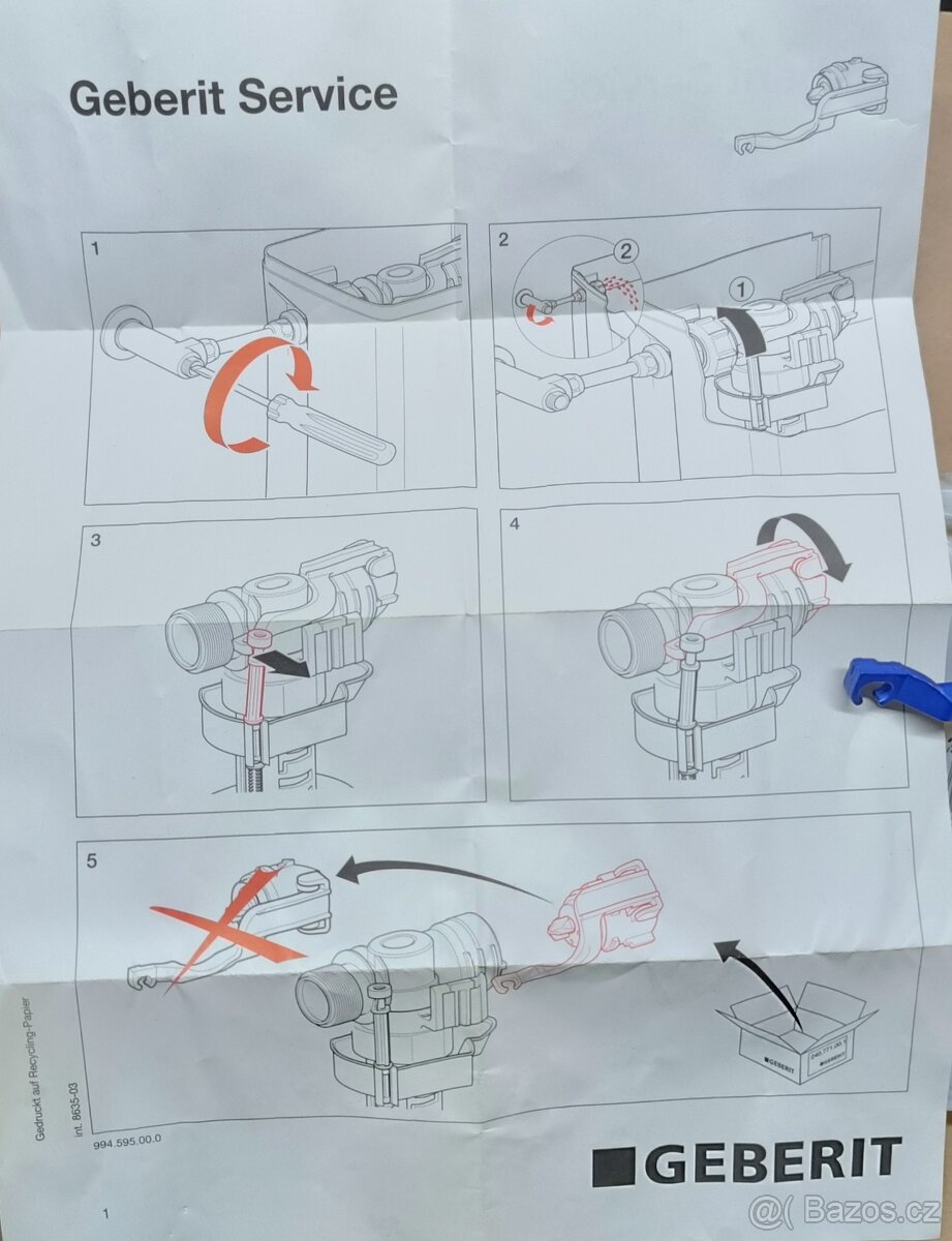 GEBERIT Ventil 240.771.00.1 - 3