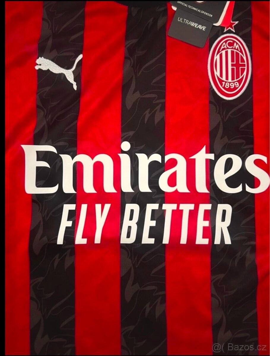 Fotbalový dres AC Milan domácí 25/26 - 3