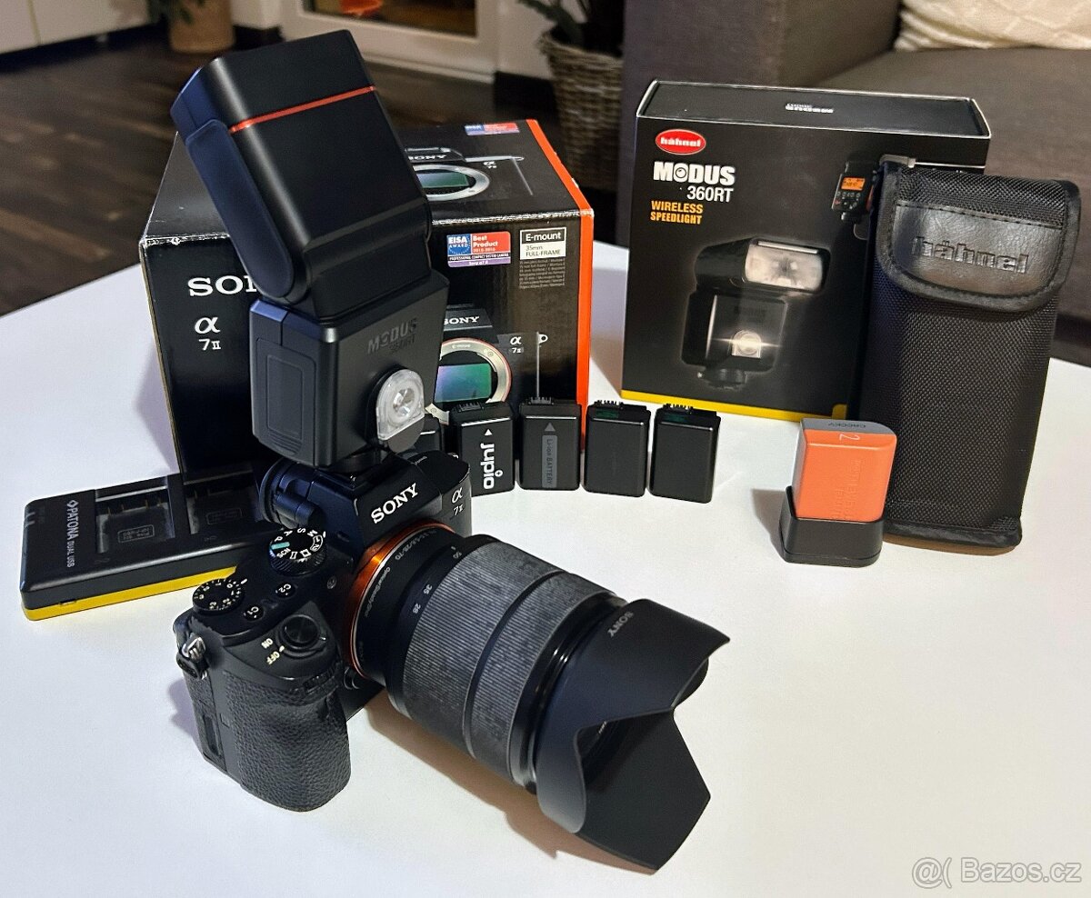 Sony Alpha a7 II+ blesk Hahnel+ objektiv SONY FE 28-70 mm - 3