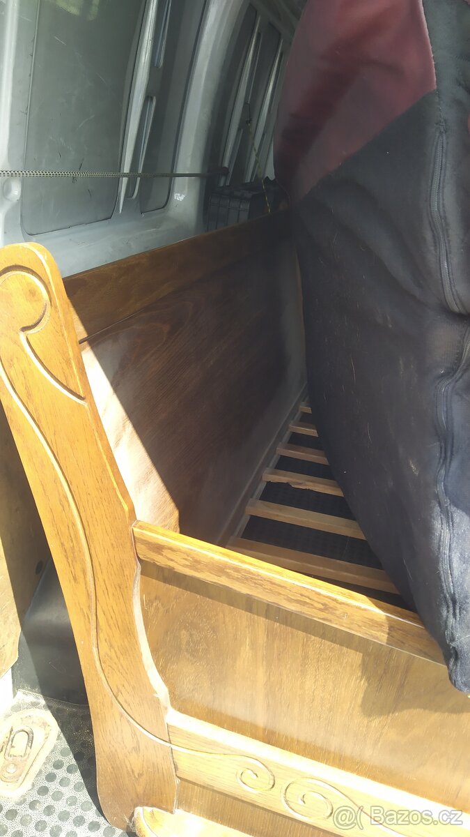 Kožená sedačka masív, kůže. - 3