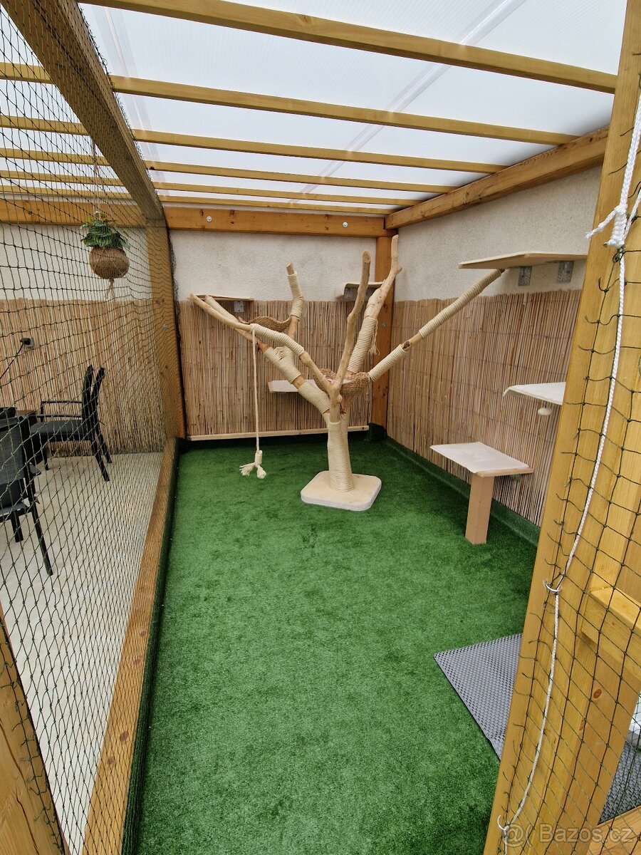 Kočičí stromy, kočičí voliéry a předokenní kočičí voliéry - 3