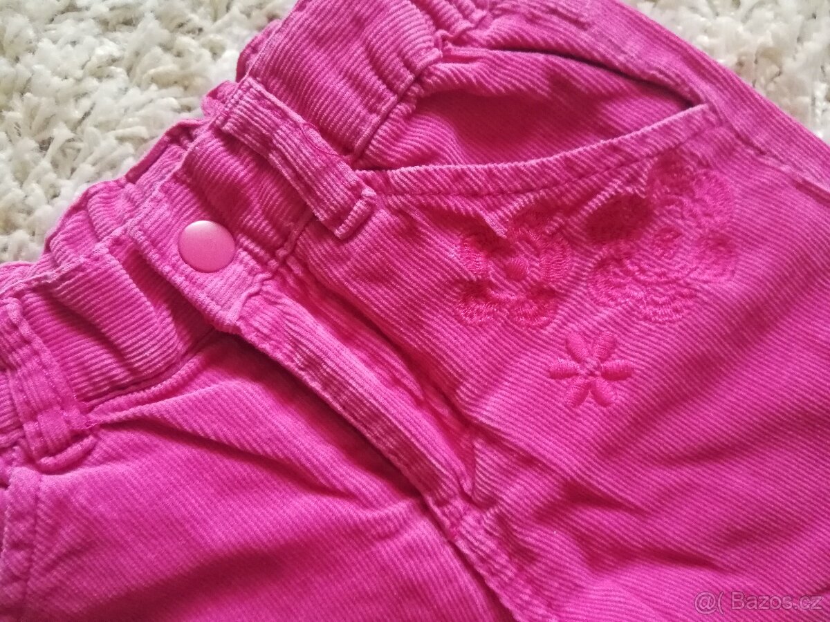 Podšité manšestrové kalhoty H&M - 3