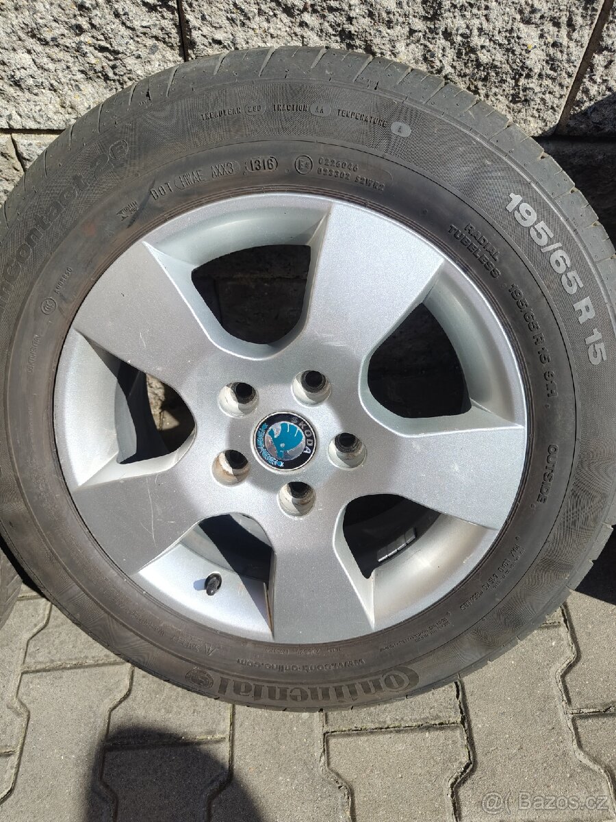 ALU disky originál Škoda 5x112( sada č.3) - 3