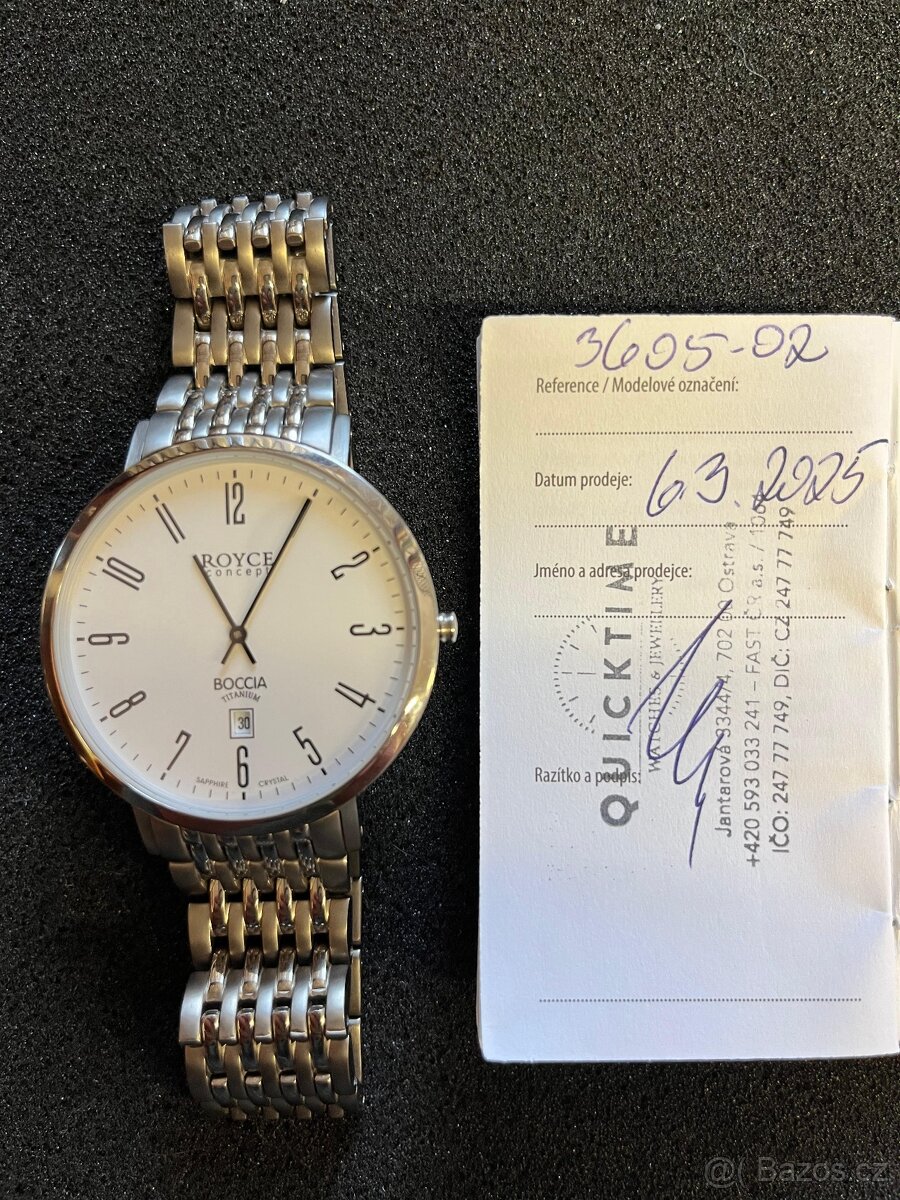 hodinky Boccia Titanium Royce 3605-02 - 3