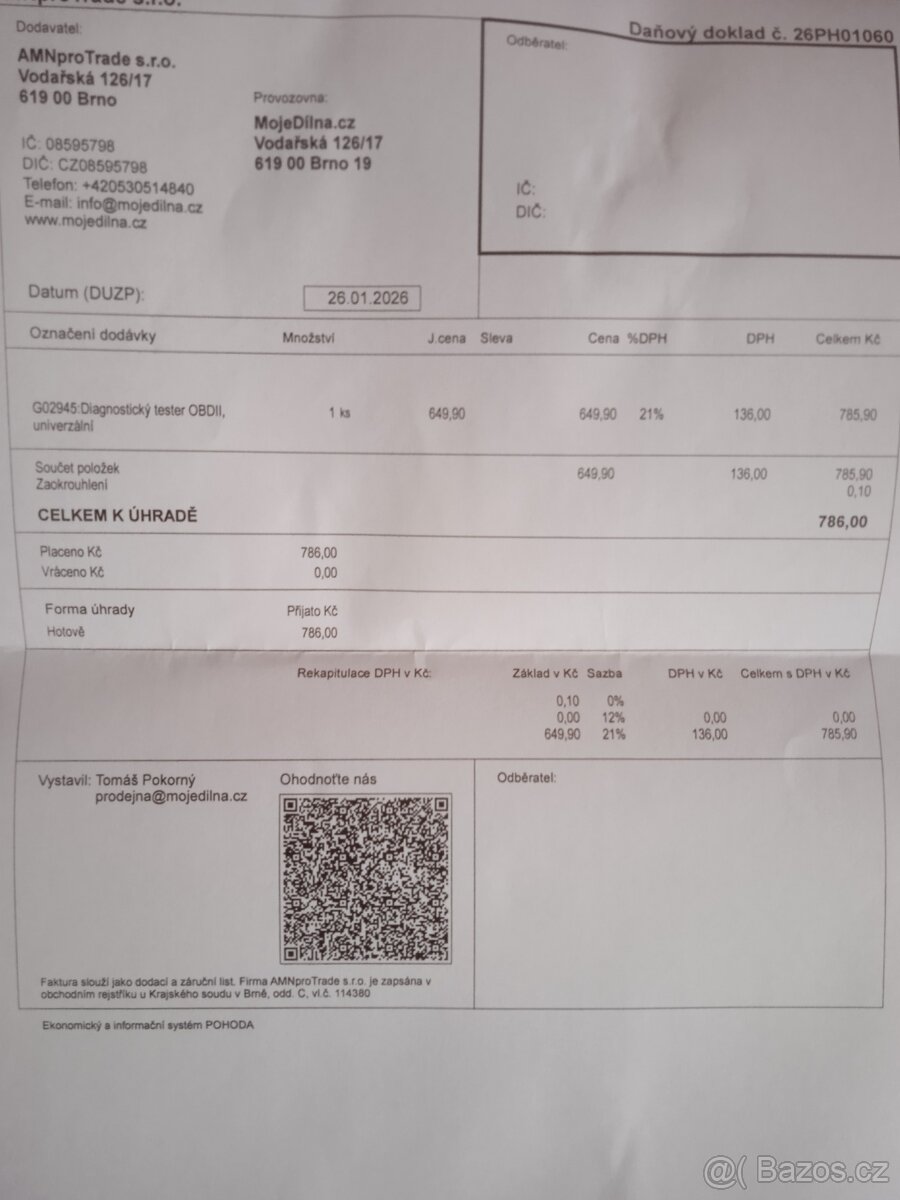 Autodiagnostika OBD2 - 3