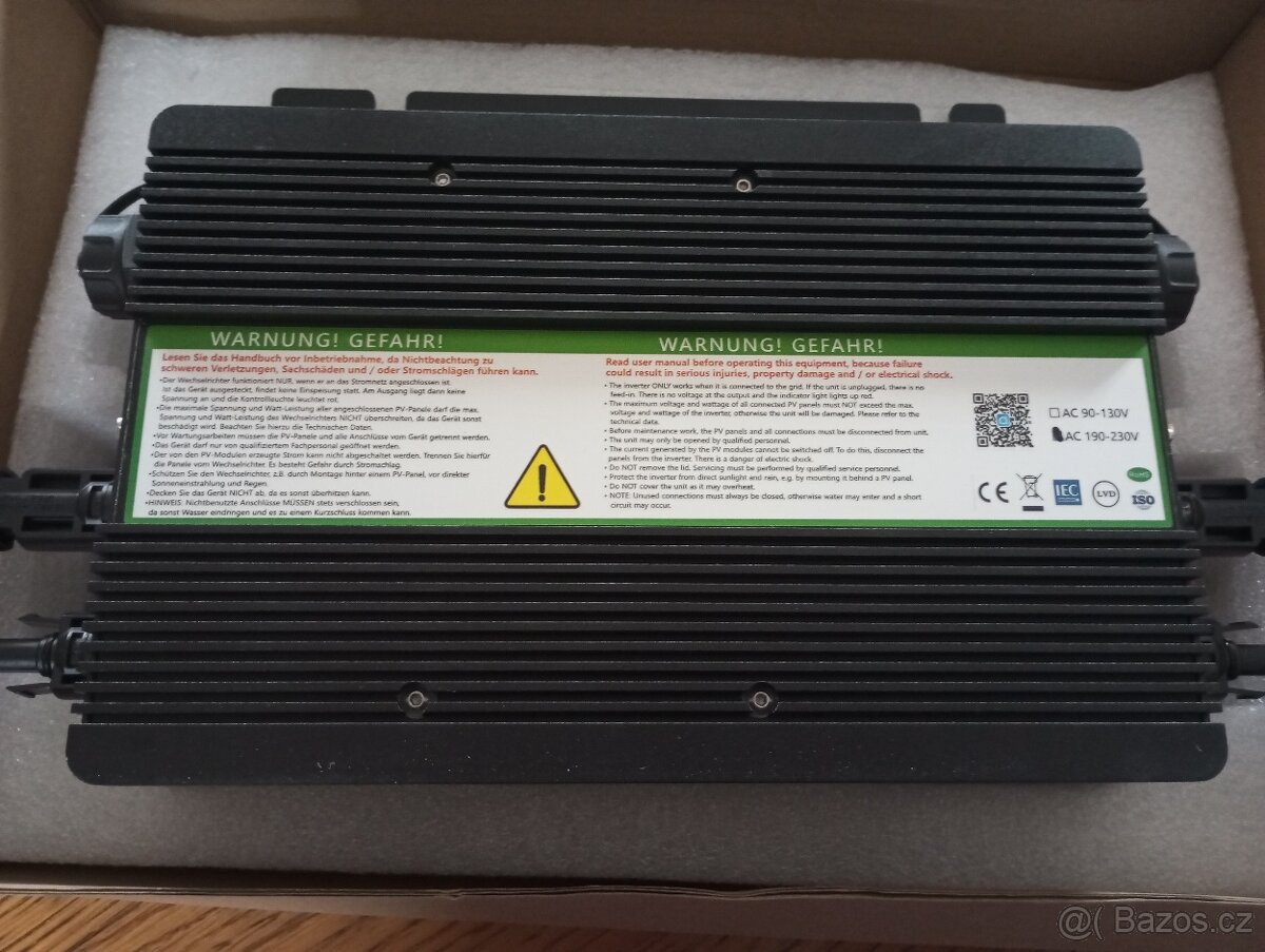 solární střídač MPPT mikro invertor 800 W s WiFi - 3
