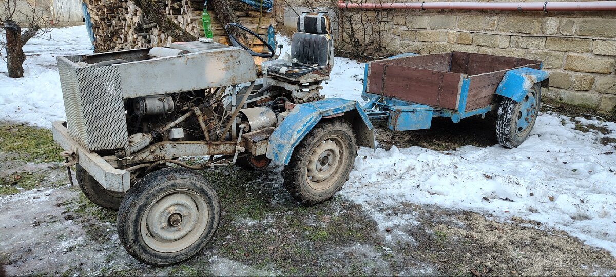 Prodám malotraktor s károu - 3
