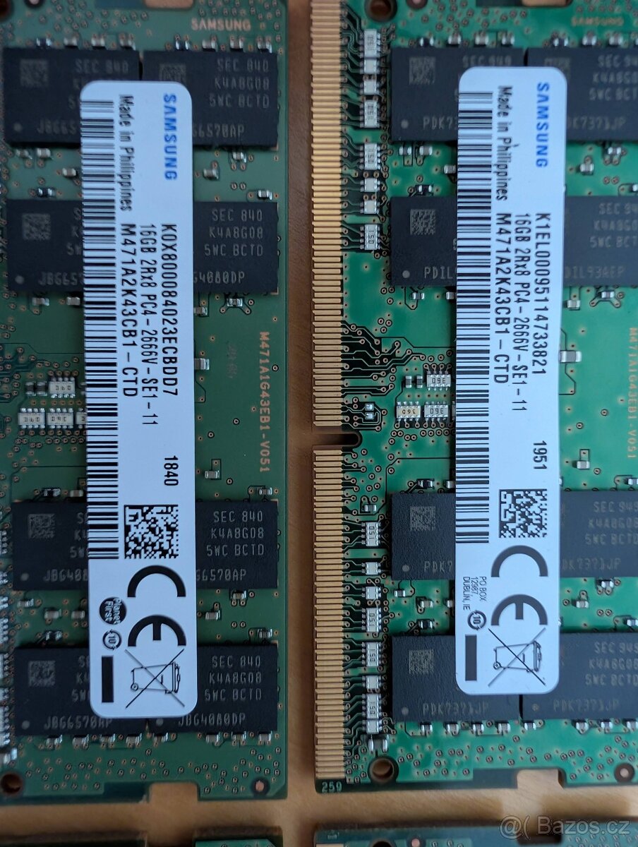 4x16 GB DDR4, 2666 MHz, SO-DIMM - 3