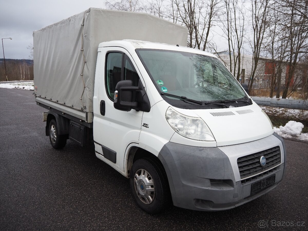 Fiat Ducato 2.3 JTD valník + plachta - 3