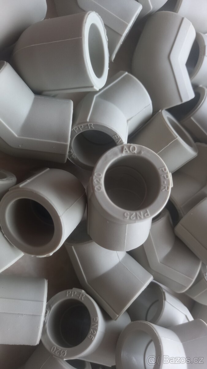 PPR koleno 45° 20 mm (Nové) - Česká výroba - 3