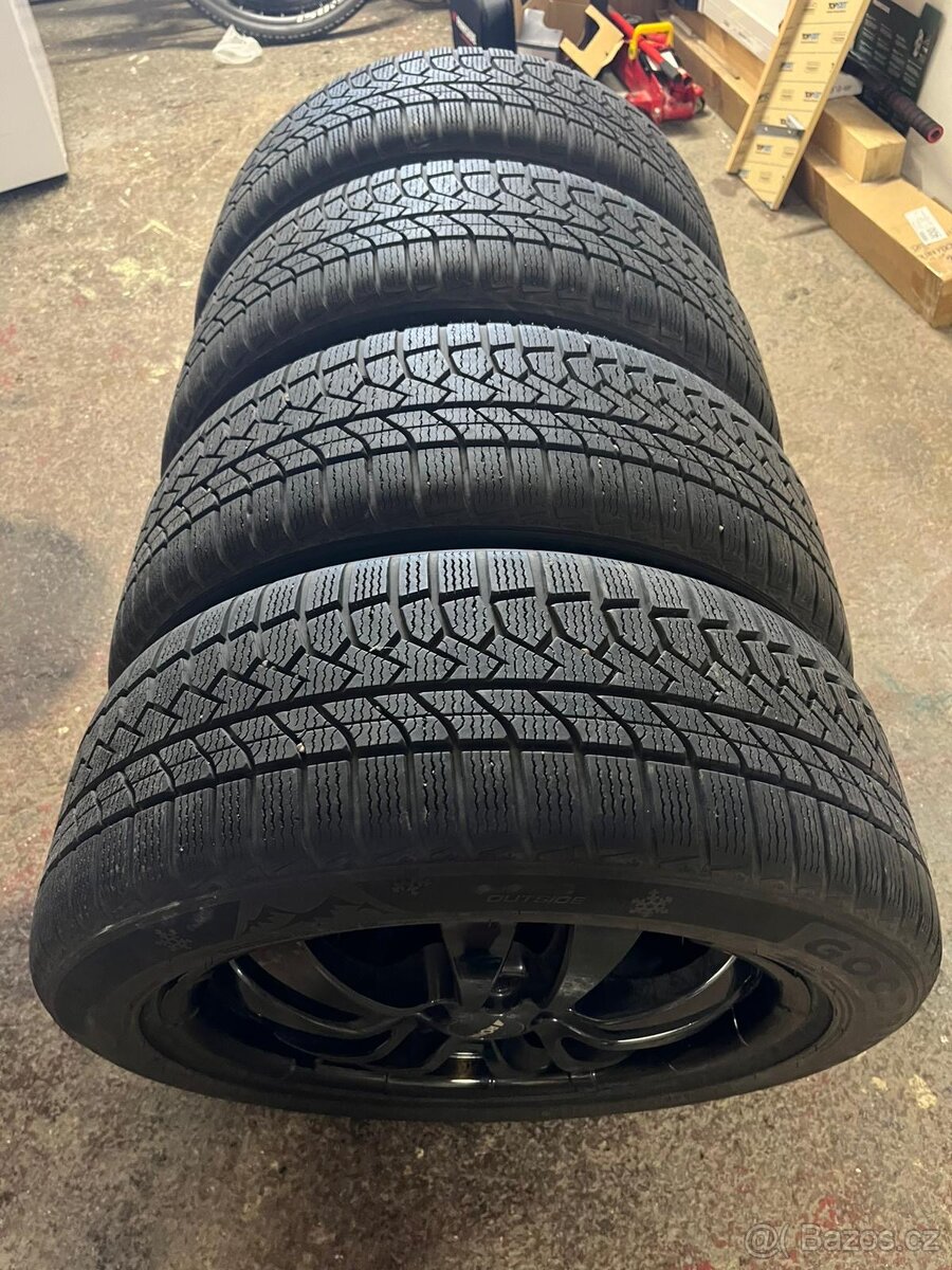 Prodám alu kola+zimní pneumatiky-235/50 R18 (5x114,3) - 3