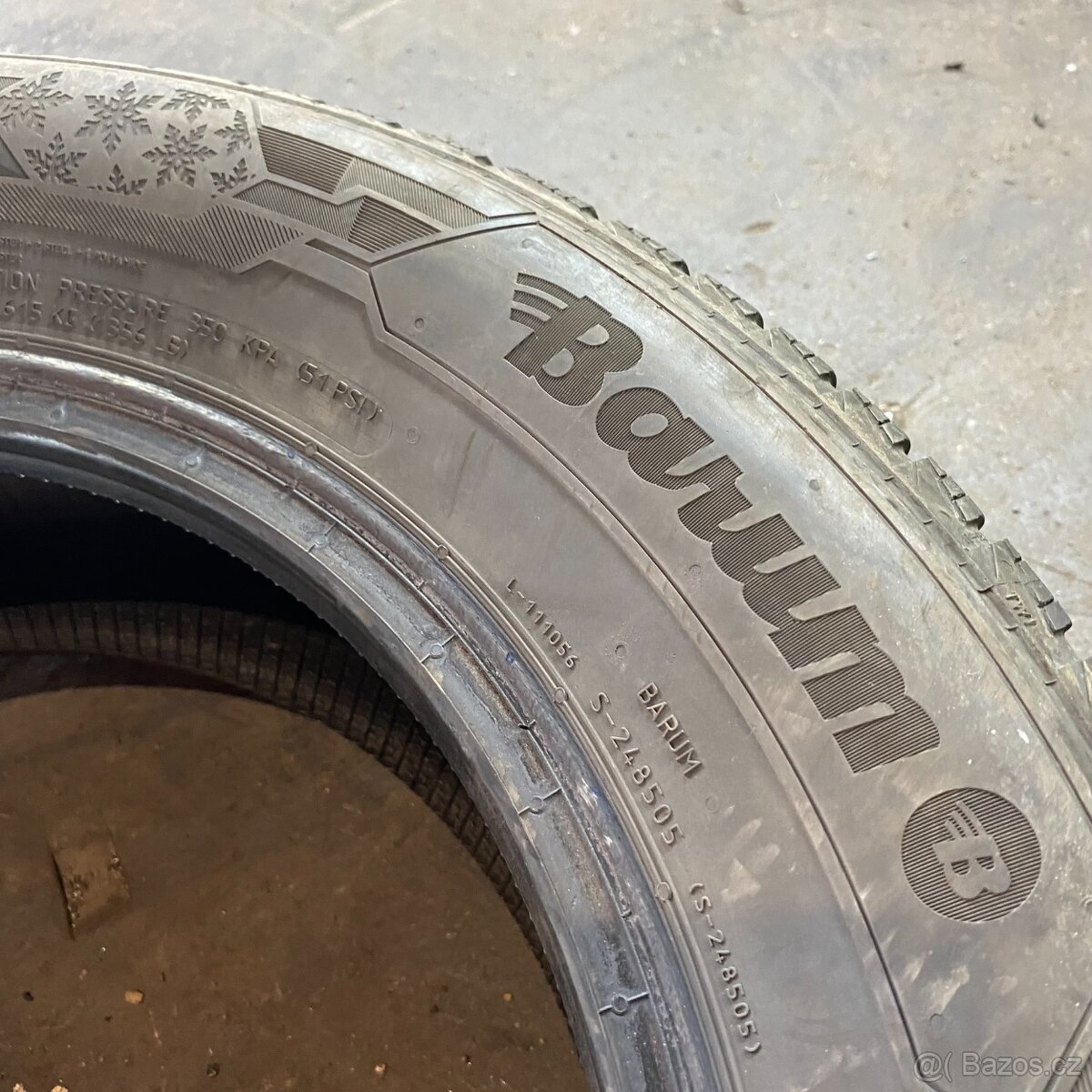 Zimní pneu 195/50 R15 82T Barum 6mm - 3