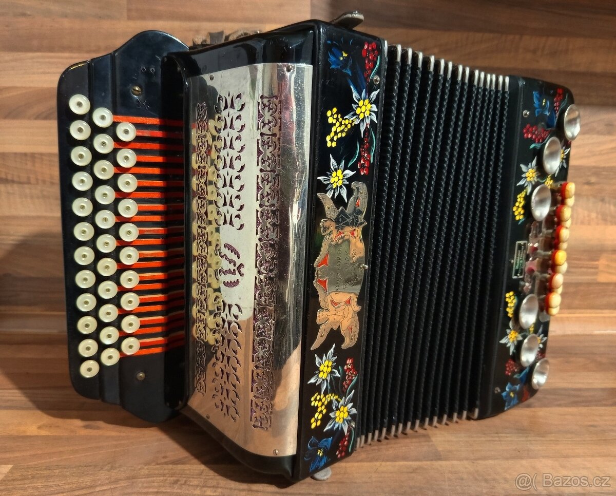 Heligonka (harmonika,akordeon) Novak G-C-F - 3