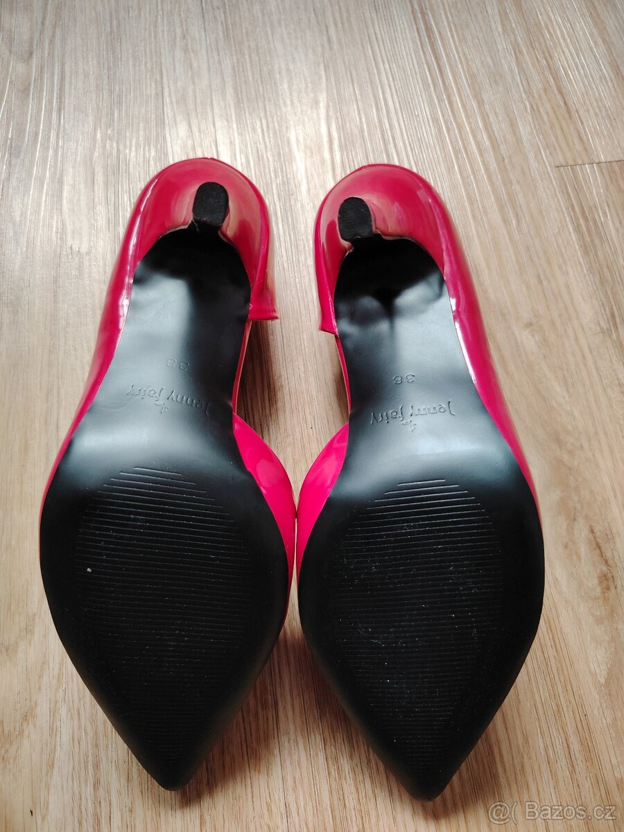 Červené lodičky vel.38 - 3