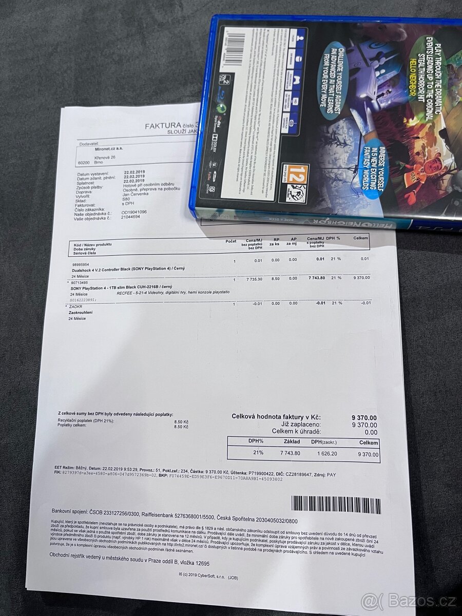 PS4 1TB slim + hry - 3