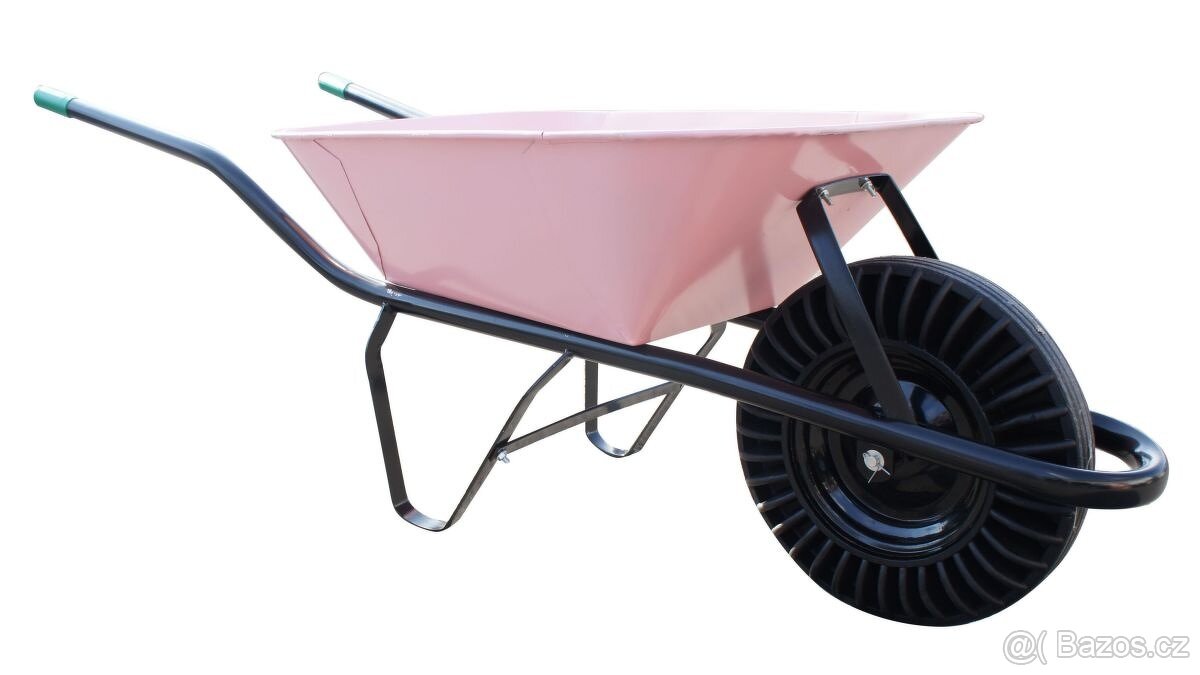 Stavební kolečko s 60 l. korbou. - 3