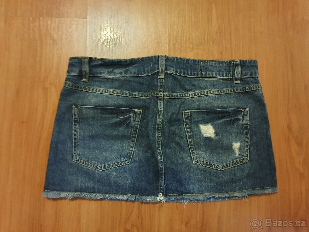 Džínová sukně Stradivarius, vel. 40 - 3
