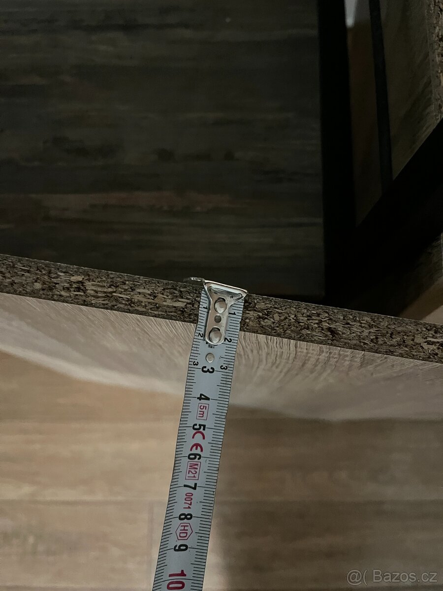 6 kusů polic barva dub sonoma - 3