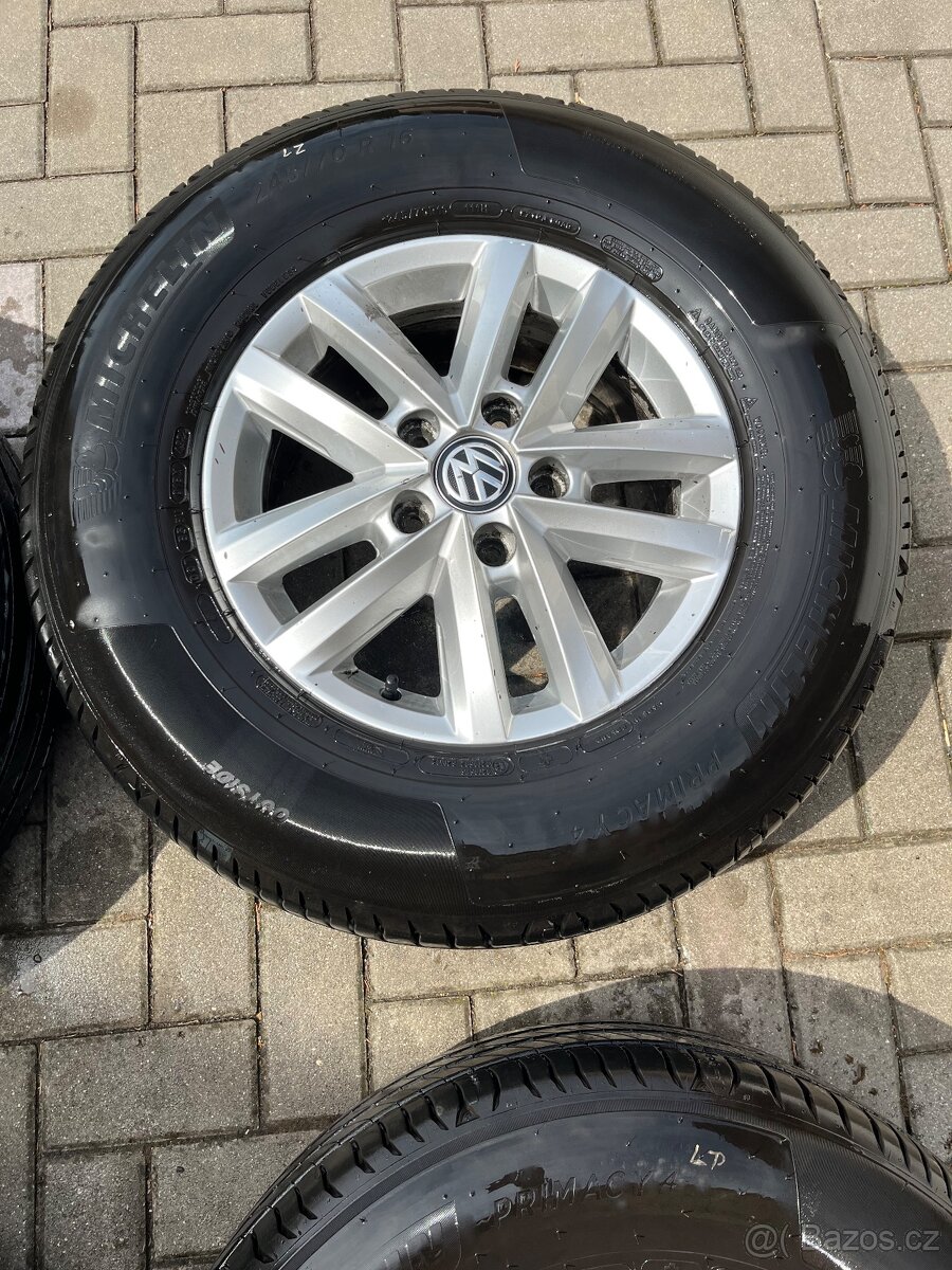 Originální alu Volkswagen Amarok Clayton 16“ 5x120 6.5J ET51
