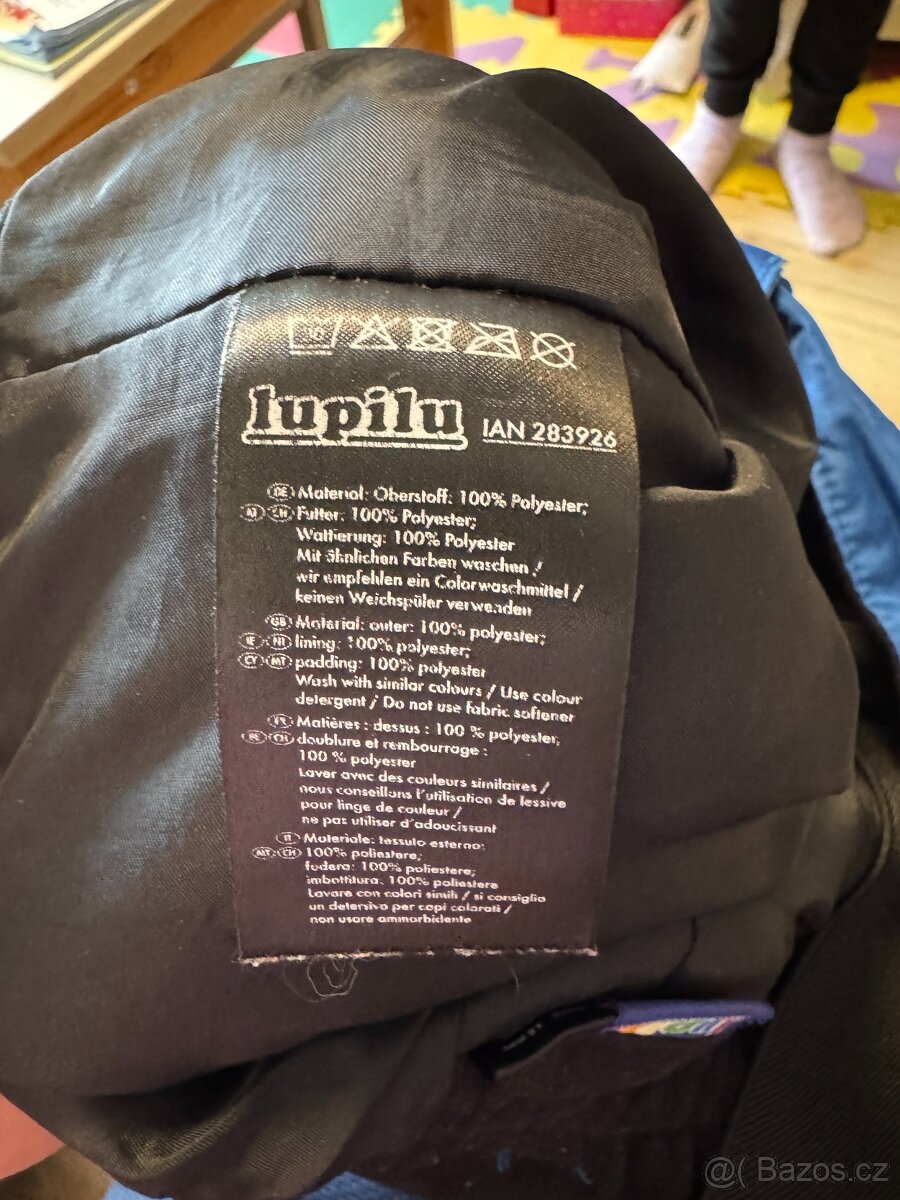 oteplováky/kalhoty na lyže Lupilu pro děti GUDO, vel 110/116 - 3