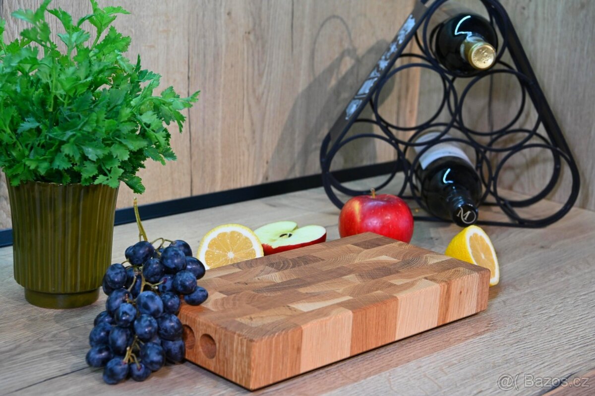 Masivní dřevěná krajeci deska/ prkénko. Woodblox. - 3