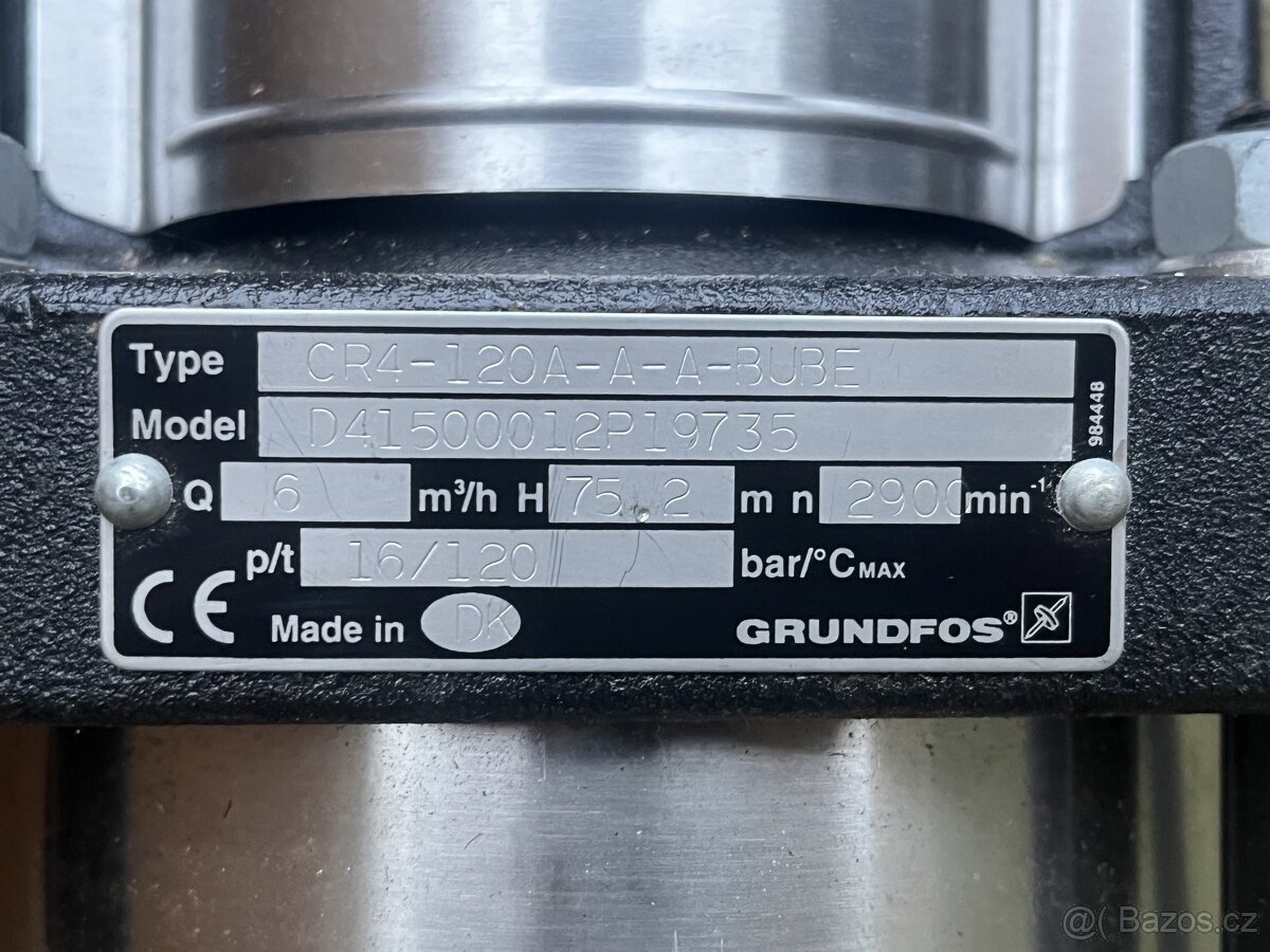 vertikální odstředivé čerpadlo grundfos - 3