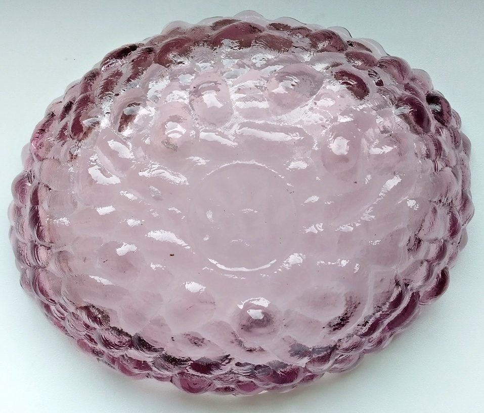 Skleněná miska lila sklo - 3