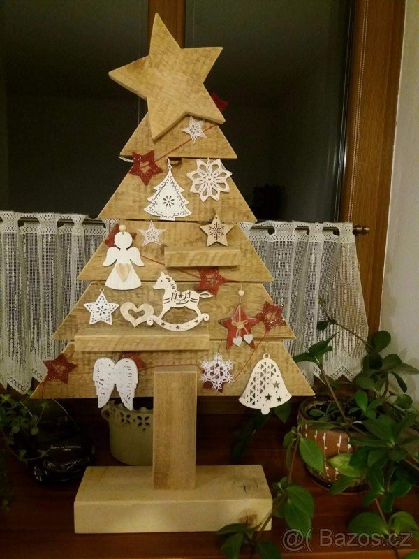 dřevěný vánoční stromeček - 3