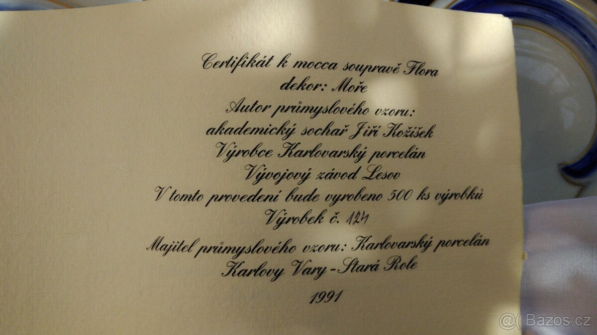 Porcelán Mocca souprava Flora - 3