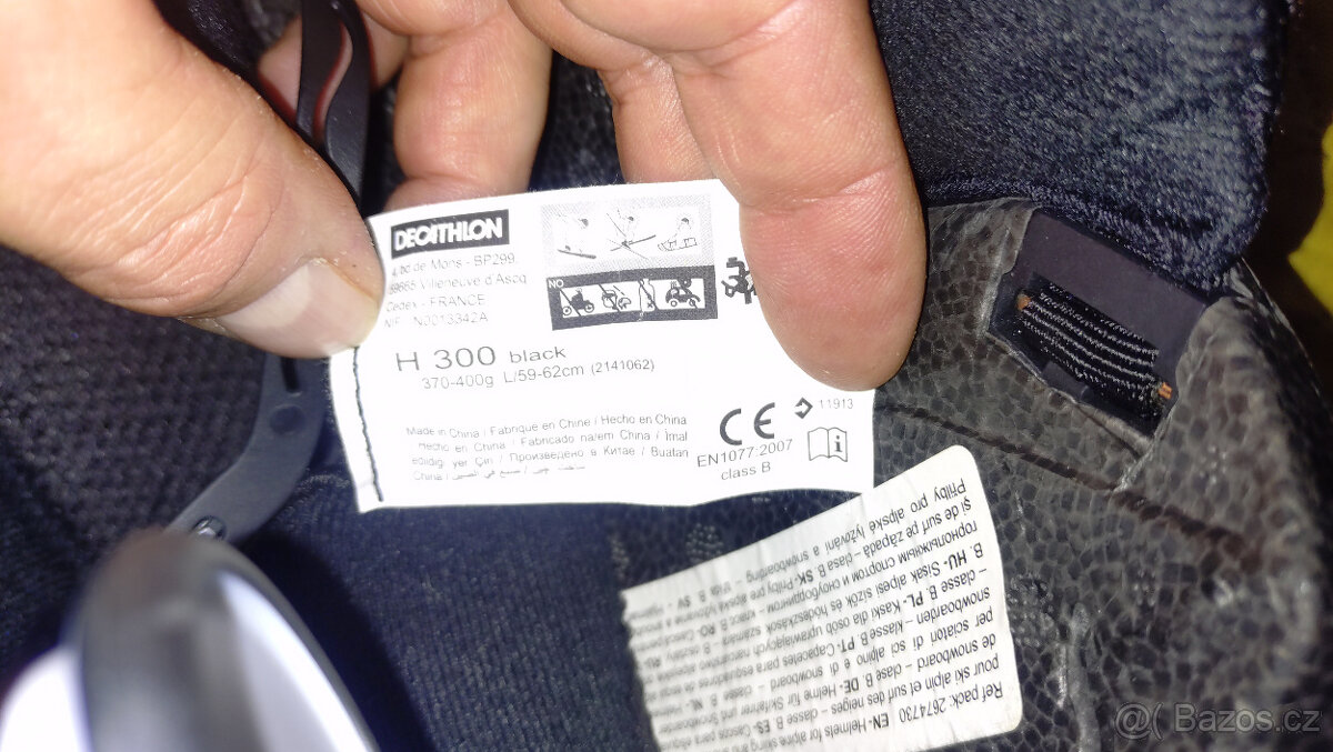 lyžařská helma + brýle - 3