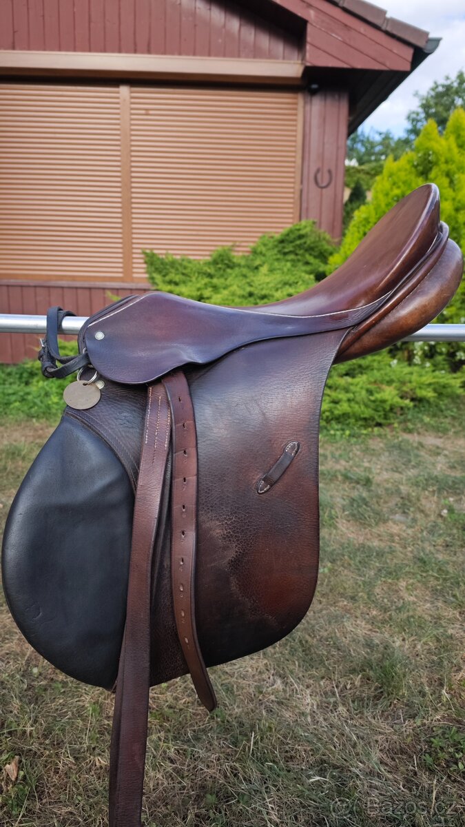 Prodám kožené jezdecké sedlo Passier posedlí 18" - 3