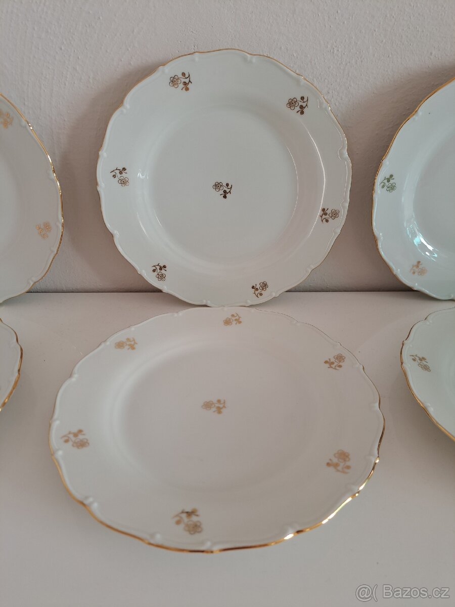 Staré dezertní talíře - Horní Slavkov - 3