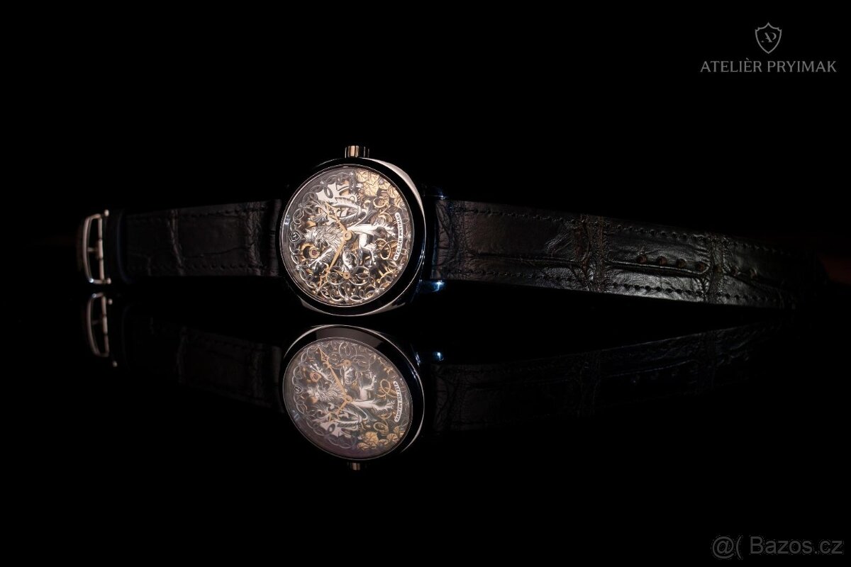 Skeletové Hodinky Ateliér Pryimak – ČESKÝ LEV - 3