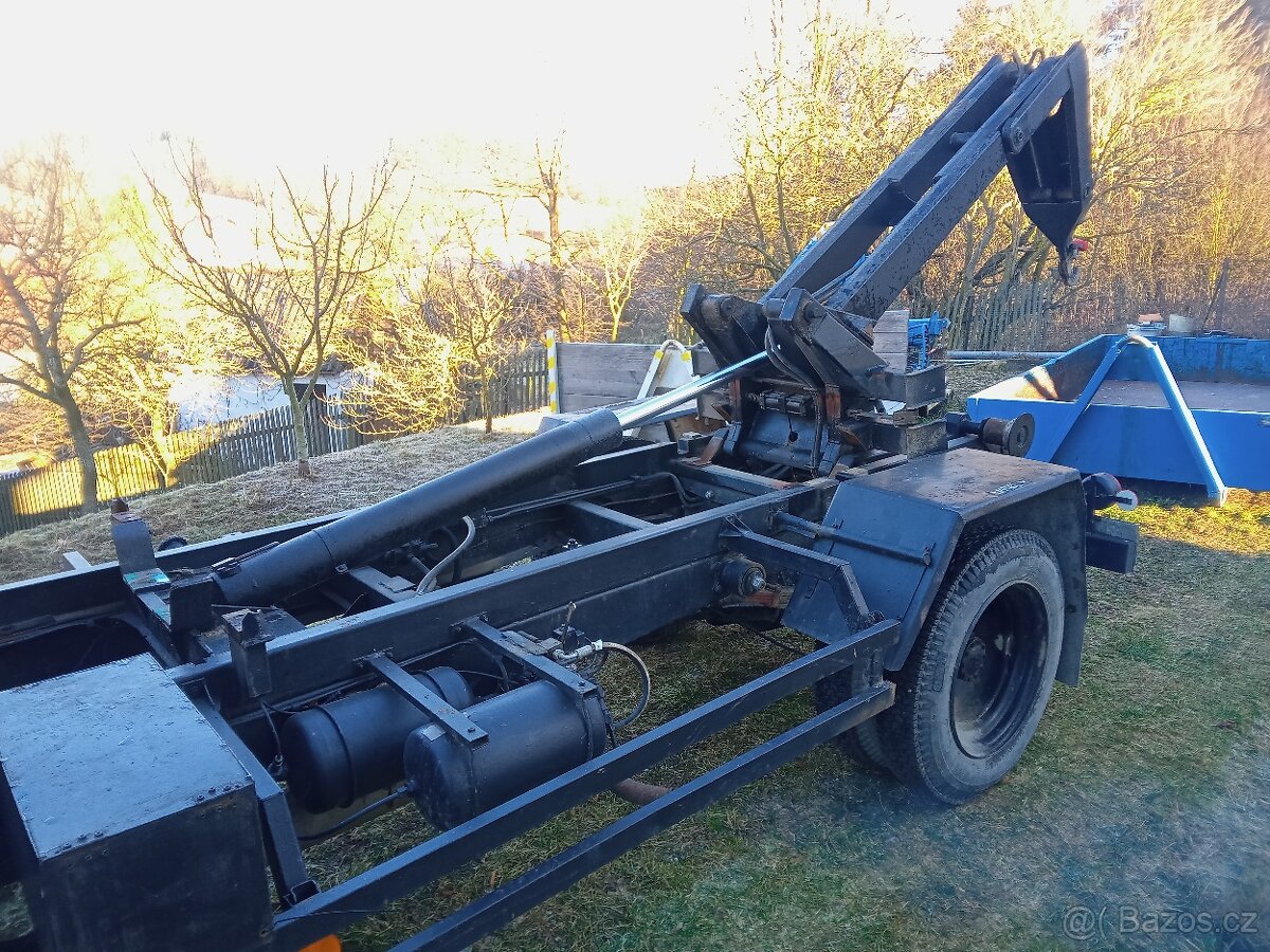 avia,nosič kontejneru,hydraulická ruka ,kontejner - 3