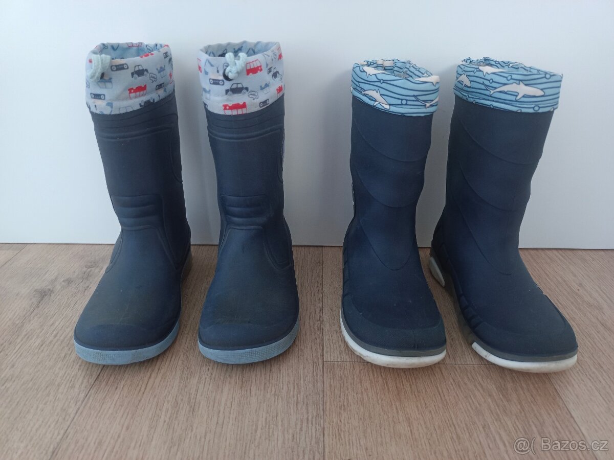 Dětské svítící holínky -vel.26/27 - 3