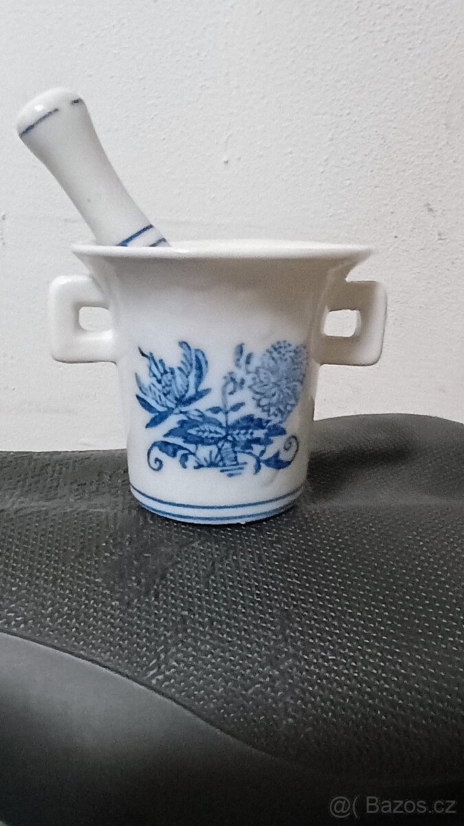 Mini hmoždíř, cibulákový vzor - 3