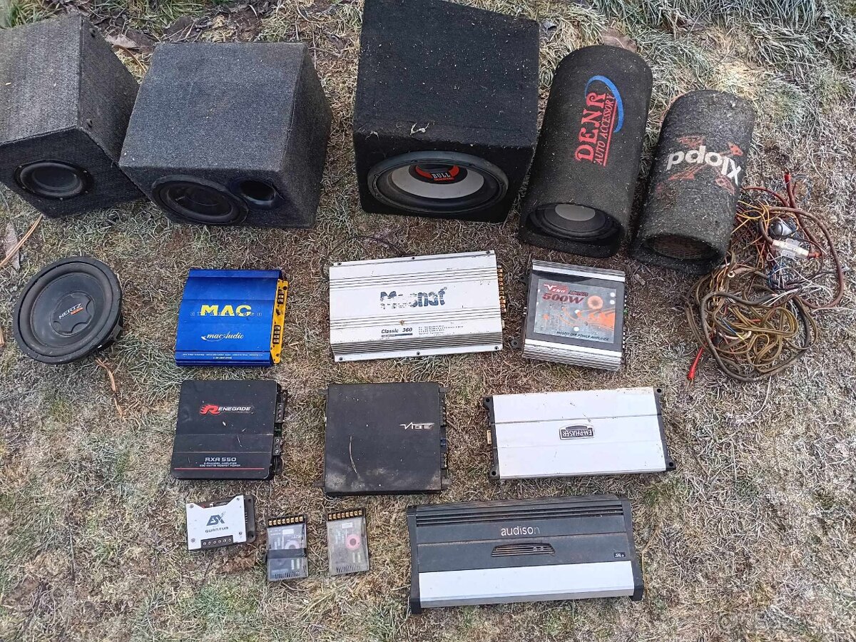 Prodám subwoofer plus zesilovače do aut - 3
