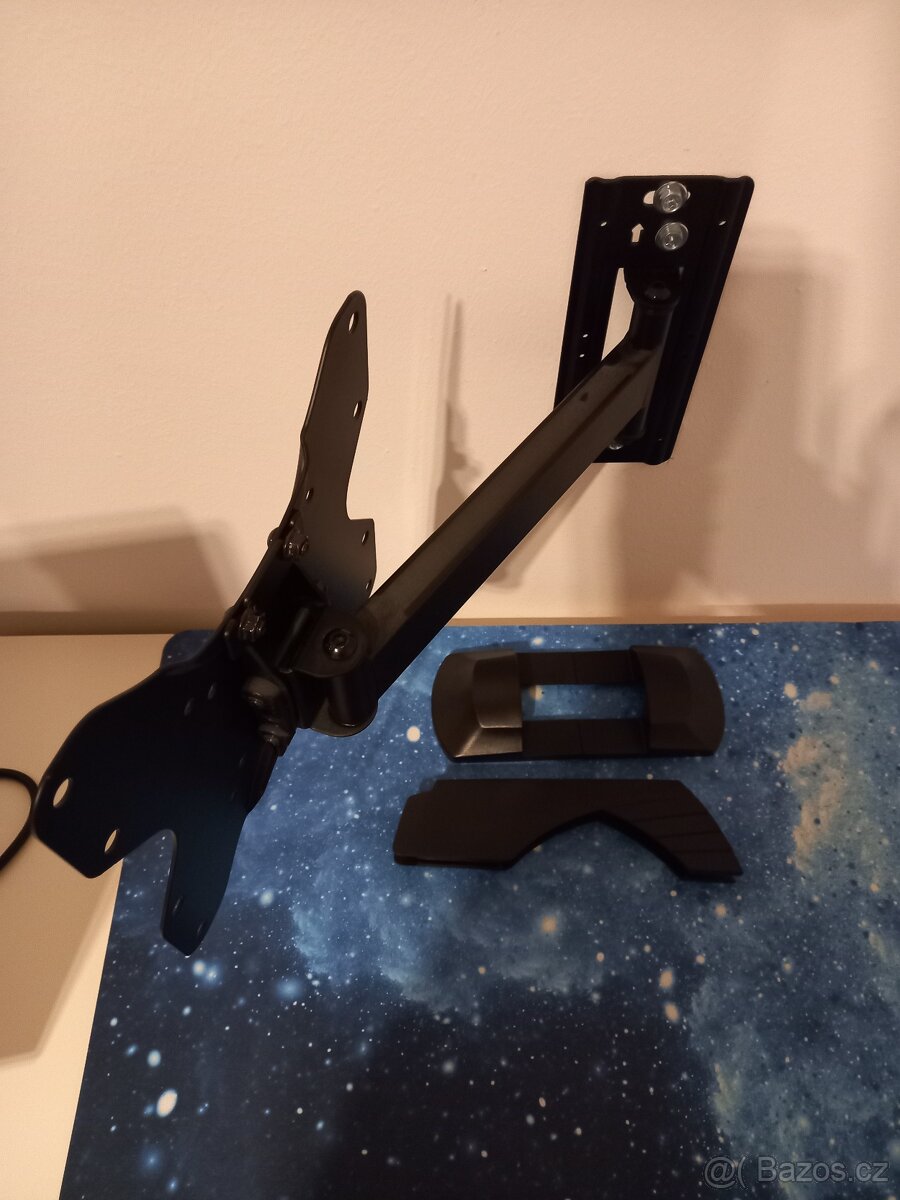 Držák na monitor AlzaErgo M250B Super Slim kloubový 23-42" - 3