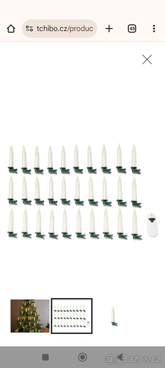 Nové Tchibo vánoční svíčky na stromeček - 3